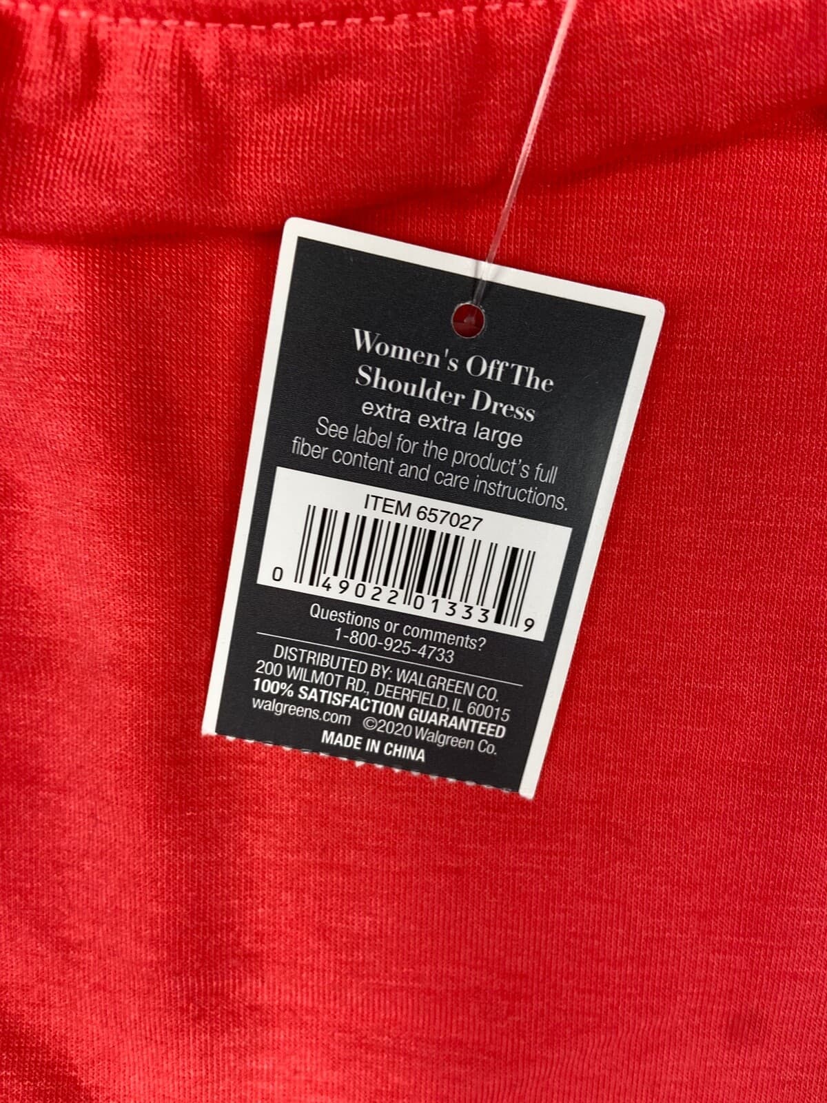 West Loop Women's Off The Shoulder A Line Dress Coral XL Medium - Thumbnail 5