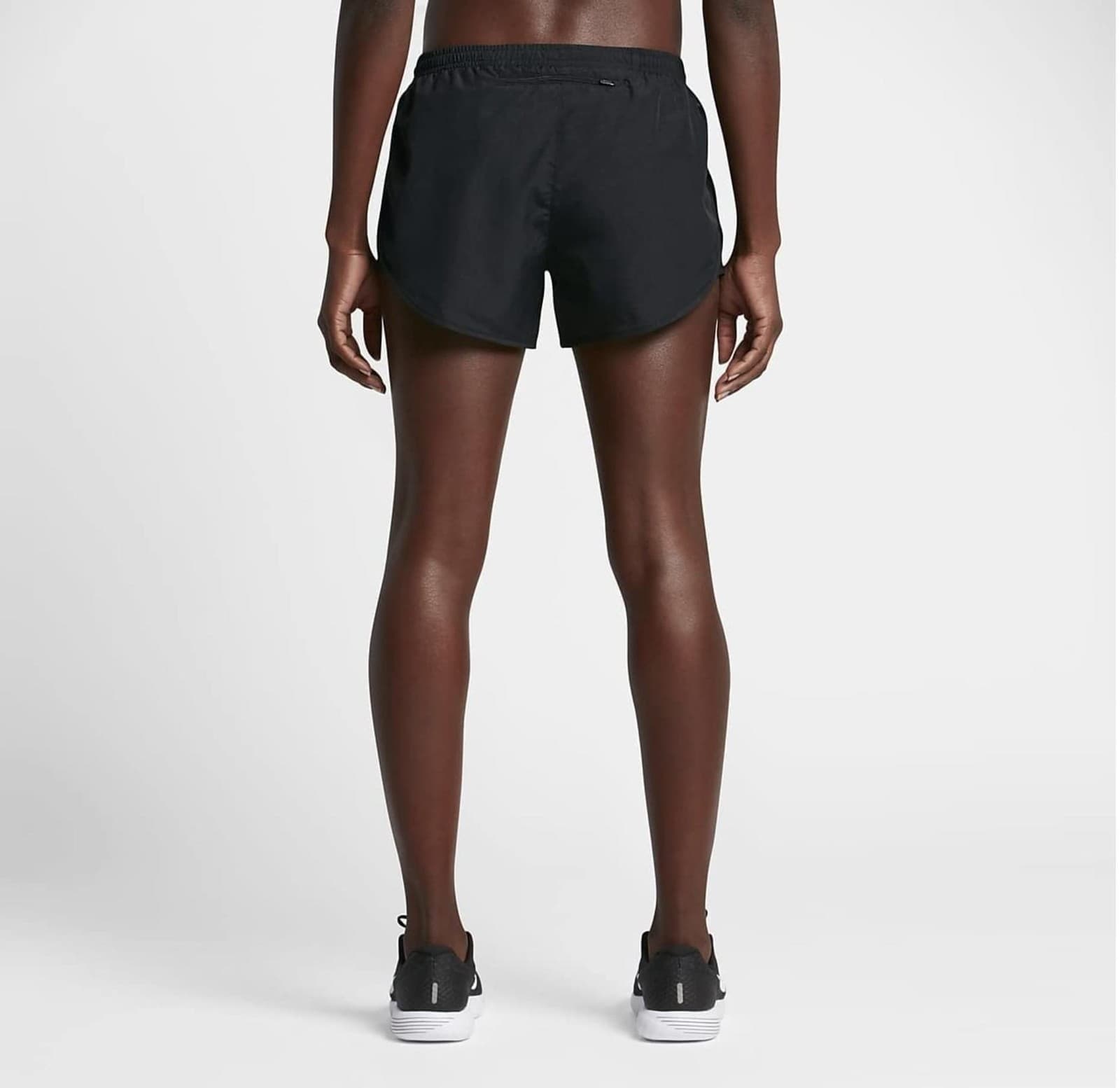 Nike Women's Dri-Fit Embossed Print Mod Tempo Shorts Small Medium Black - Thumbnail 3
