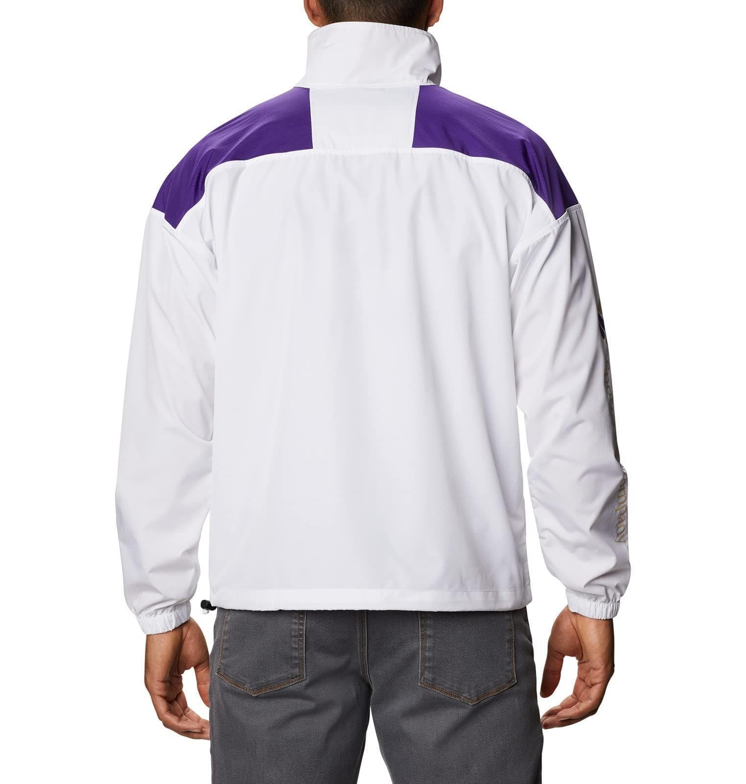 Columbia Men's Washington Huskies Quarter Zip Pullover Anorak Jacket X-Large - Thumbnail 3