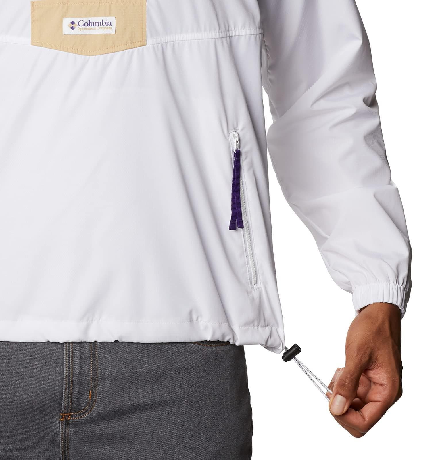 Columbia Men's Washington Huskies Quarter Zip Pullover Anorak Jacket X-Large - Thumbnail 5