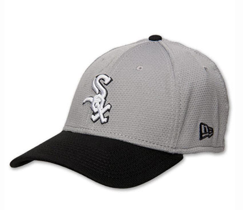 New Era Chicago White Sox Tech Line 39Thirty Hat Cap Gray Black M/L - Thumbnail 3