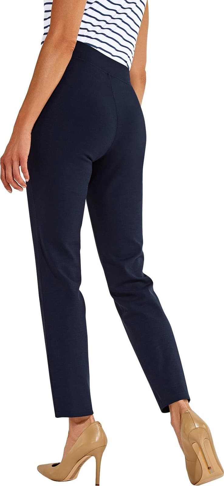 Coolibar Women’s Cala Cove UPF 50+ Sun Protective Lightweight Pants Blue X-Large - Thumbnail 2