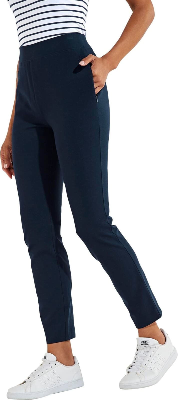 Coolibar Women’s Cala Cove UPF 50+ Sun Protective Lightweight Pants Blue X-Large - Thumbnail 4
