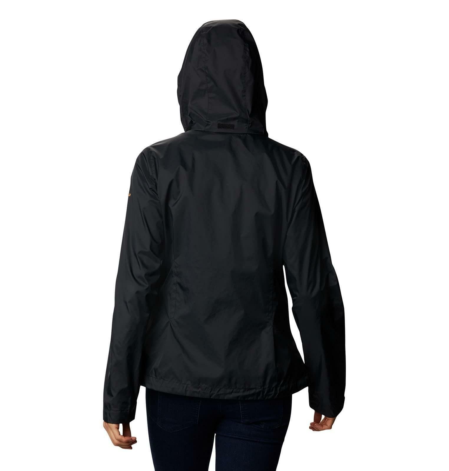 Columbia Women's Tennessee Volunteers Waterproof Hooded Jacket Black X-Large - Thumbnail 4