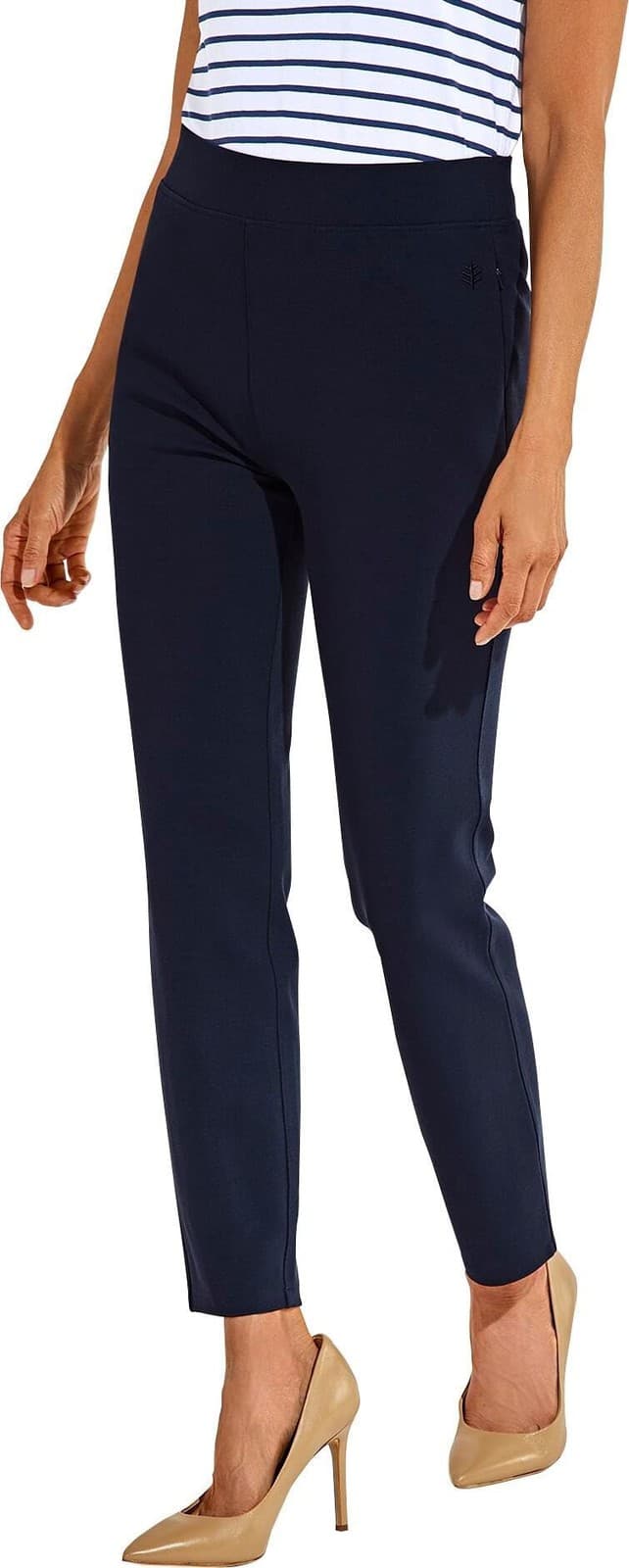 Coolibar Women’s Cala Cove UPF 50+ Sun Protective Lightweight Pants Blue X-Large - Thumbnail 8