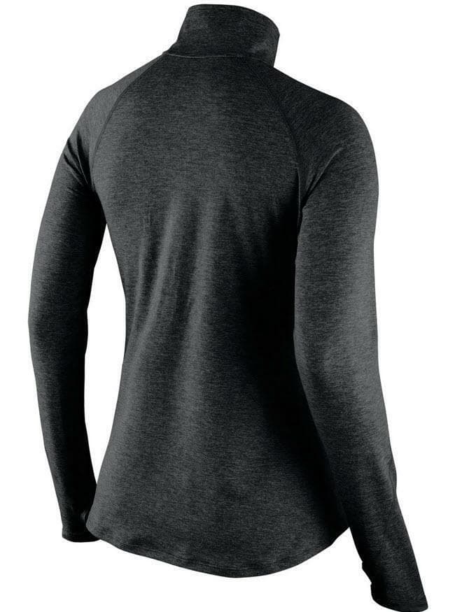Nike Women's Colorado Buffaloes Quarter Zip Element Training Top Large Black - Thumbnail 2