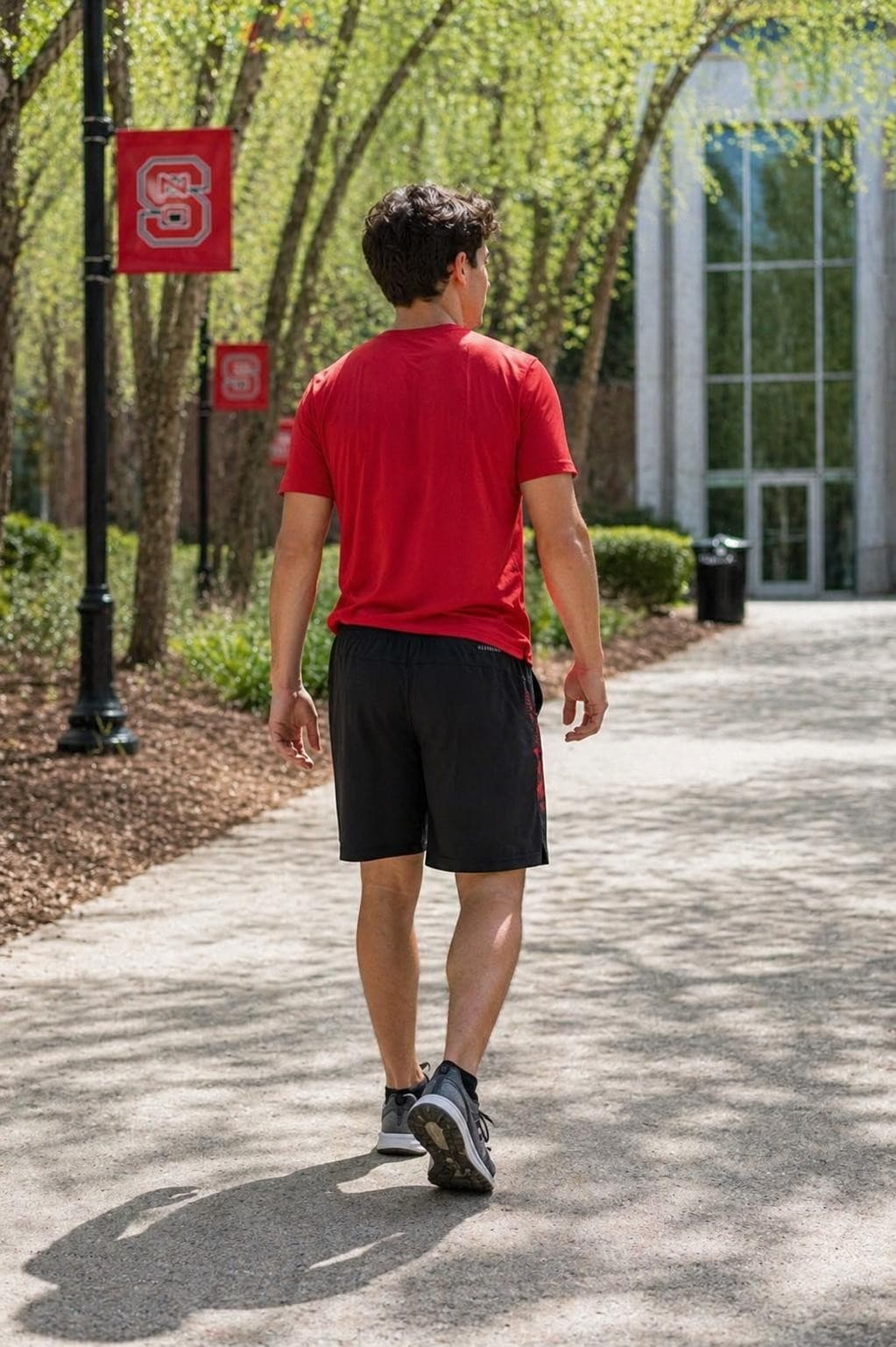 adidas Men's North Carolina State Wolfpack Aeroready Team Shorts 3XL $65 Value - Thumbnail 3
