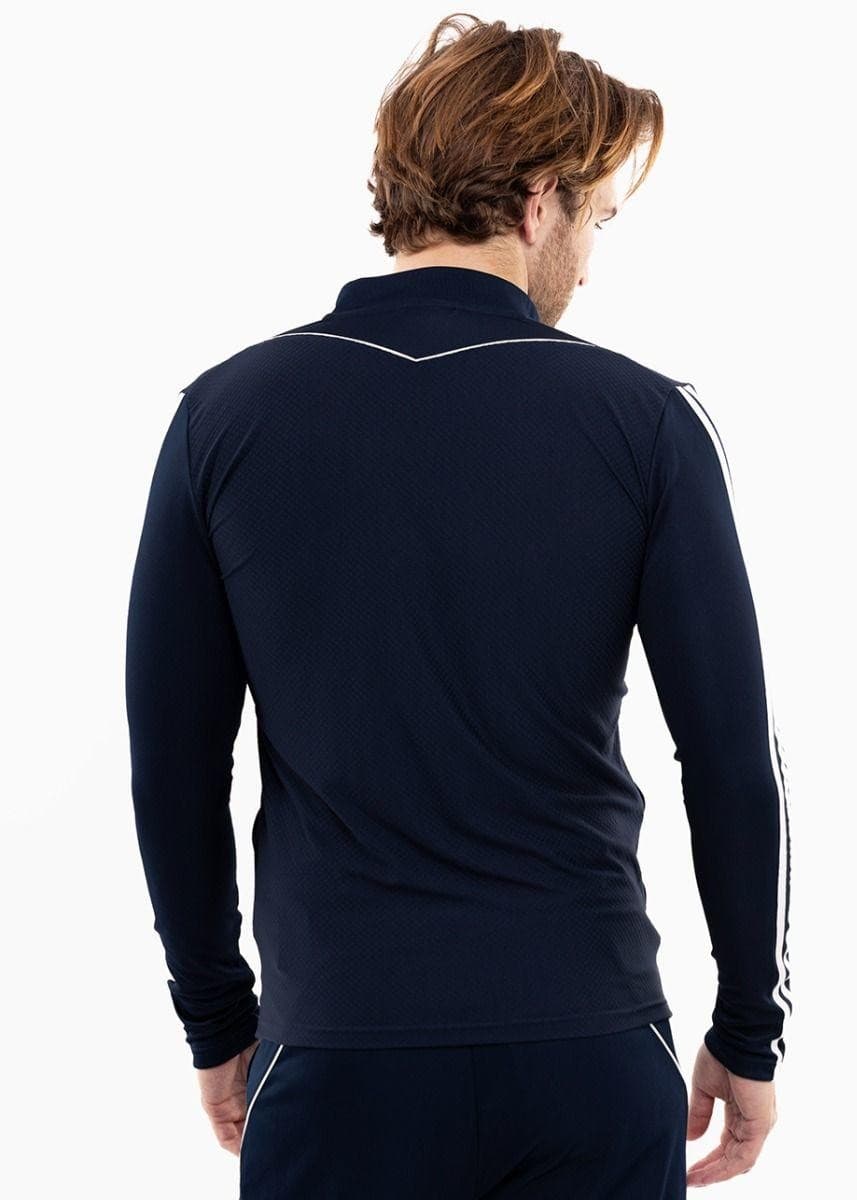 Adidas Men's Tiro Aeroready Full-Zip Training Jacket Navy Blue XX-Large Tall - Thumbnail 4