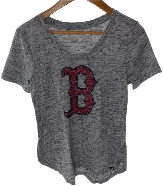 '47 Brand Women's Boston Red Sox Split Hem Haze T-shirt X-Large $44 Value - Thumbnail 8