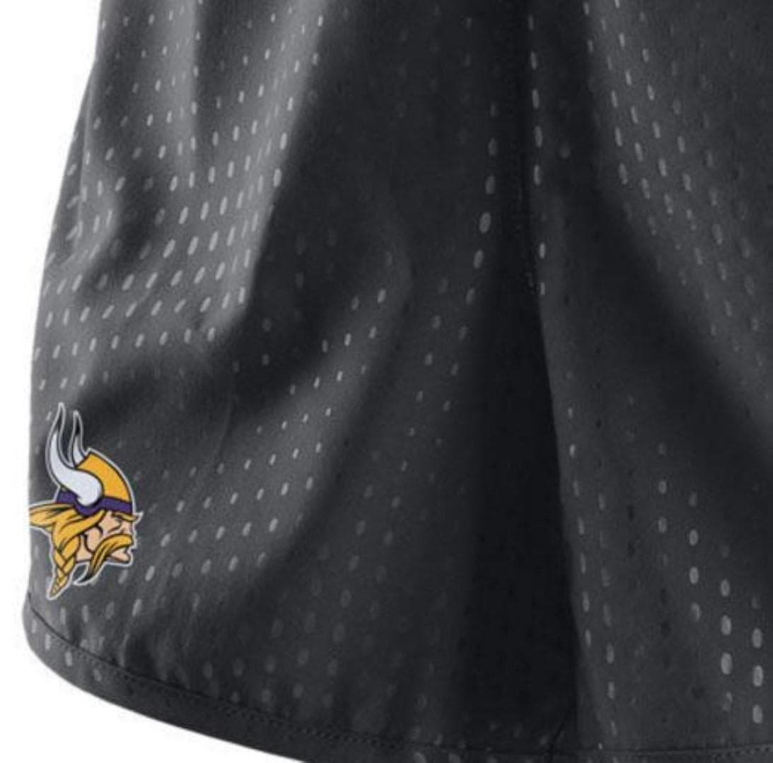 Nike Women's Minnesota Vikings Dri-Fit Mod Tempo Shorts Black XL L S XS - Thumbnail 5