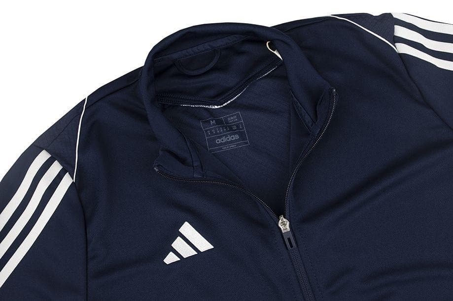 Adidas Men's Tiro Aeroready Full-Zip Training Jacket Navy Blue XX-Large Tall - Thumbnail 9