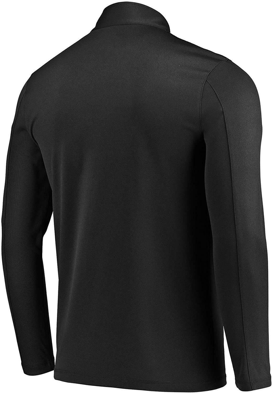 Majestic Men's Pittsburgh Penguins Quarter Zip Coolbase Jacket Ultra Black Small - Thumbnail 2