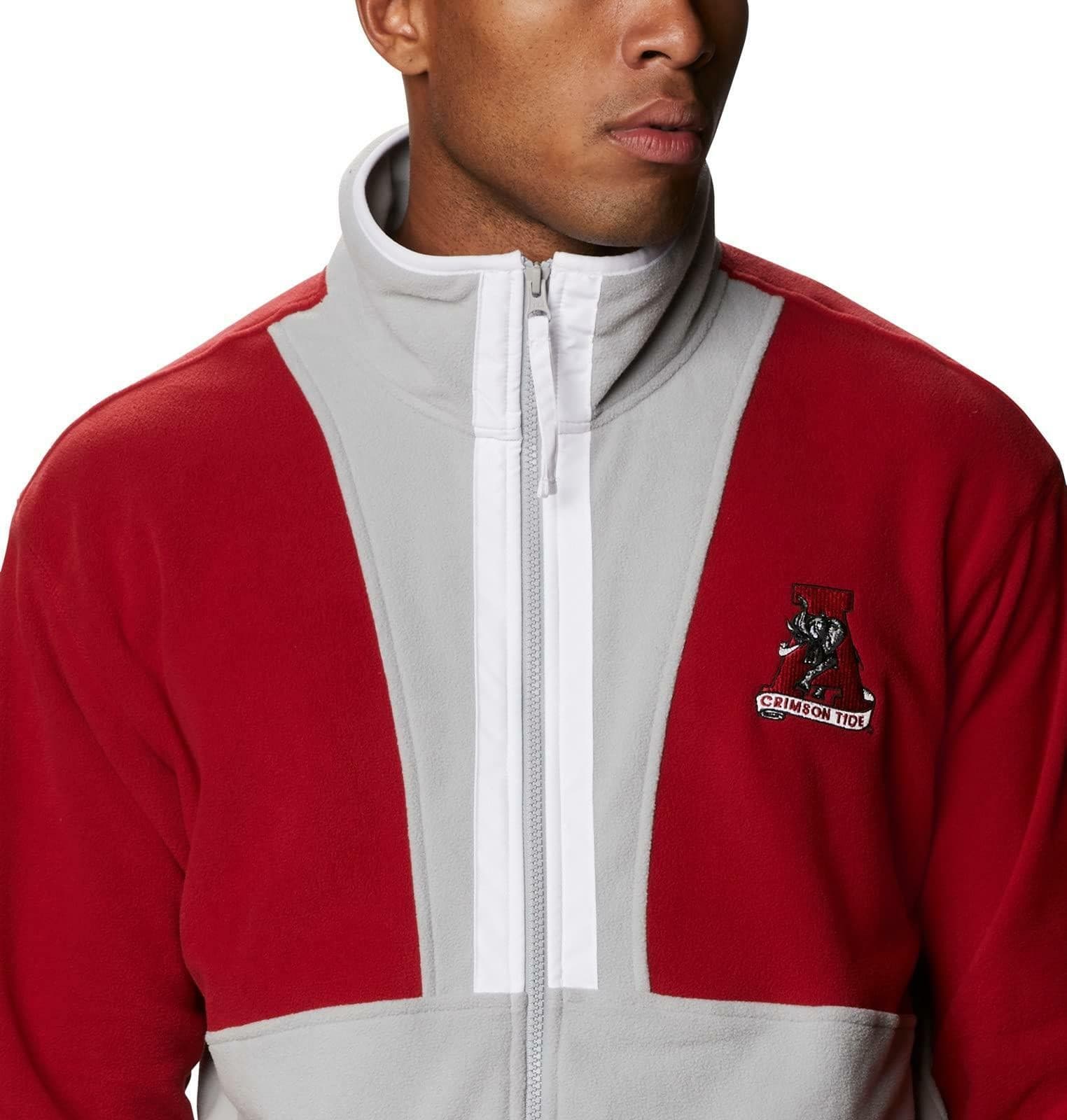 Columbia Men's Alabama Crimson Tide Back Bowl Fleece Jacket Medium $110 Value - Thumbnail 4