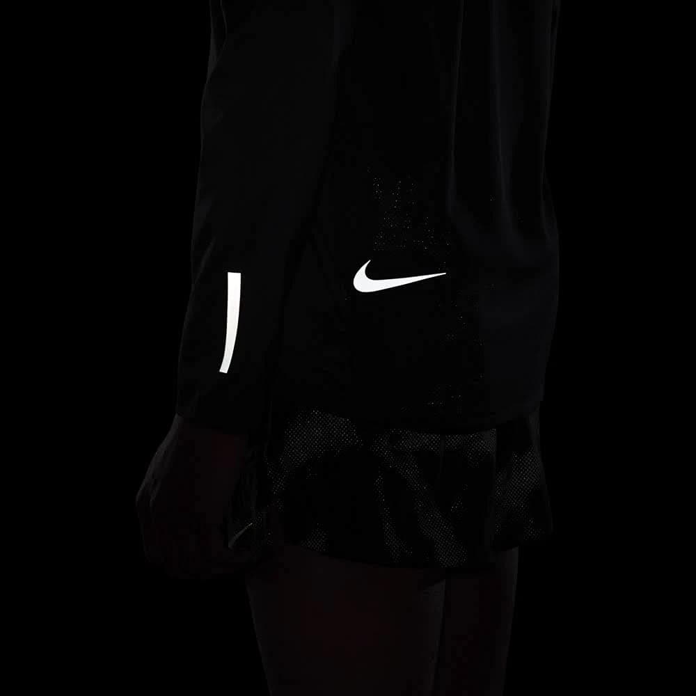 Nike Men's Tech Pack Dri-Fit Ultra Light Long Sleeve Running Top Black Large - Thumbnail 8