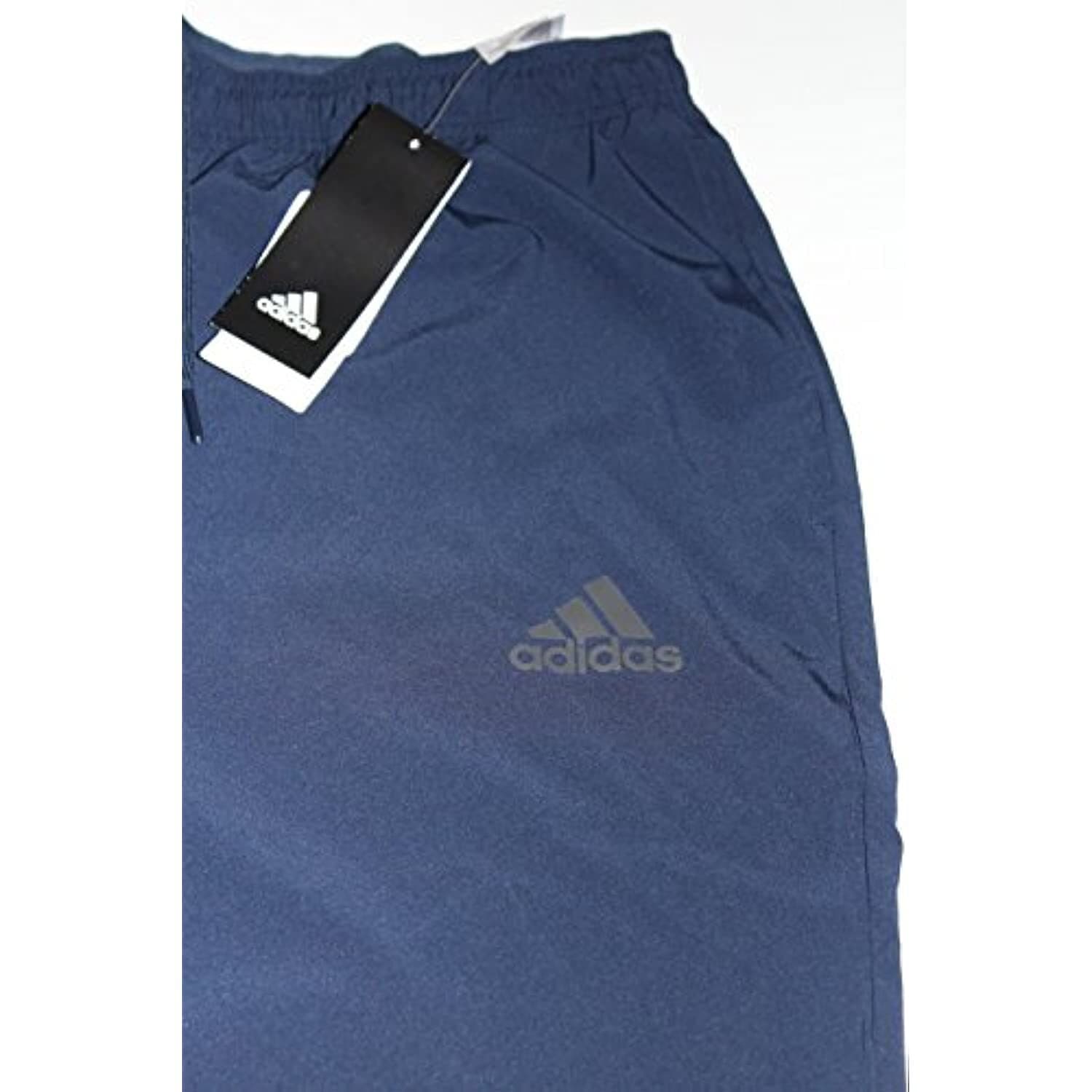 adidas Men's Core Woven Polyester Blend Track Pants Blue X-Large $65 Value - Thumbnail 4