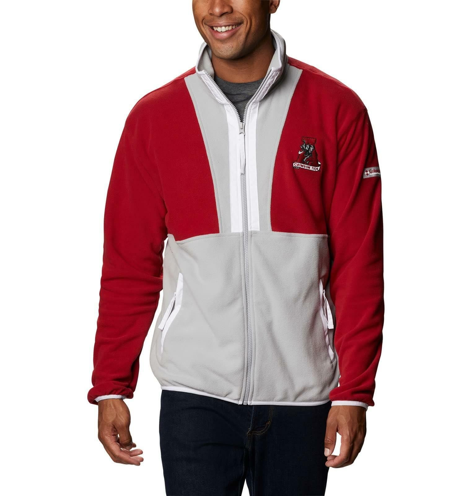 Columbia Men's Alabama Crimson Tide Back Bowl Fleece Jacket Medium $110 Value - Thumbnail 6
