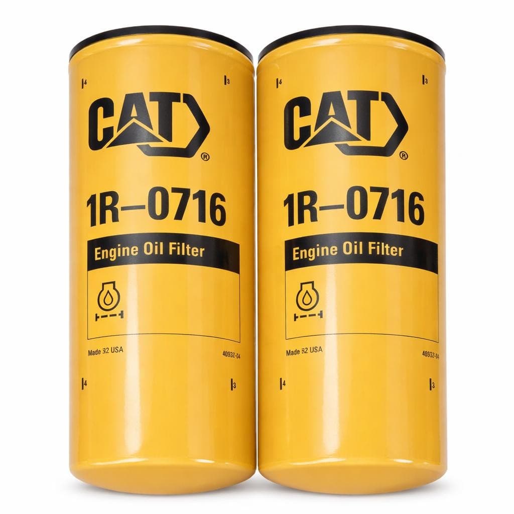 Caterpillar CAT 1R0716 Advanced Efficiency Fuel Filter Diesel Engine 2 Pack - Thumbnail 7