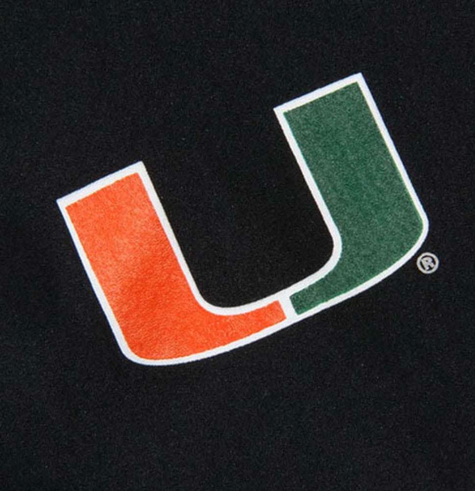 Adidas Women's Miami Hurricanes Climalite Ultimate Shorts Black Medium Large - Thumbnail 2