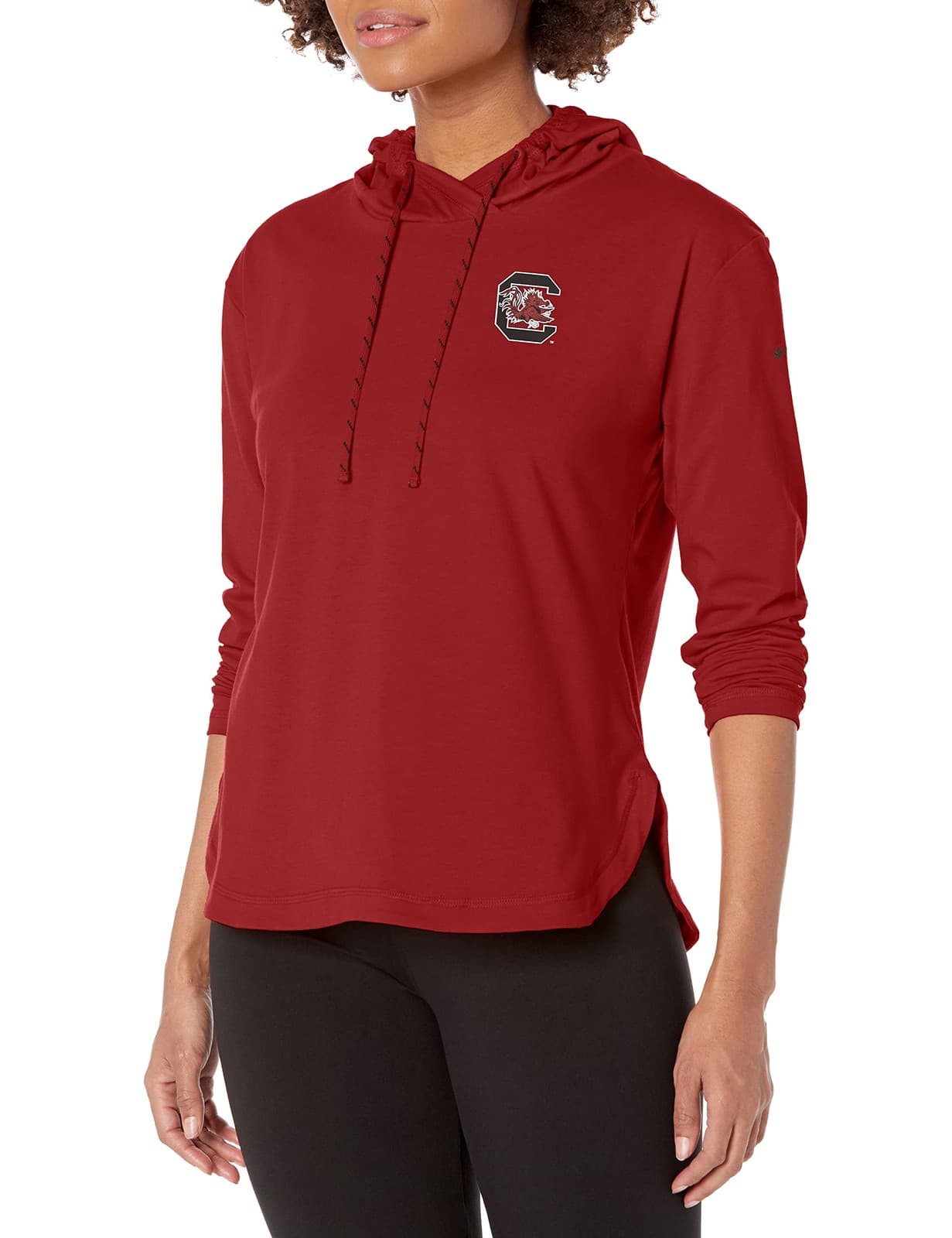Columbia Women's South Carolina Gamecocks Sun Trek Hoodie Garnet Red Large - Thumbnail 3