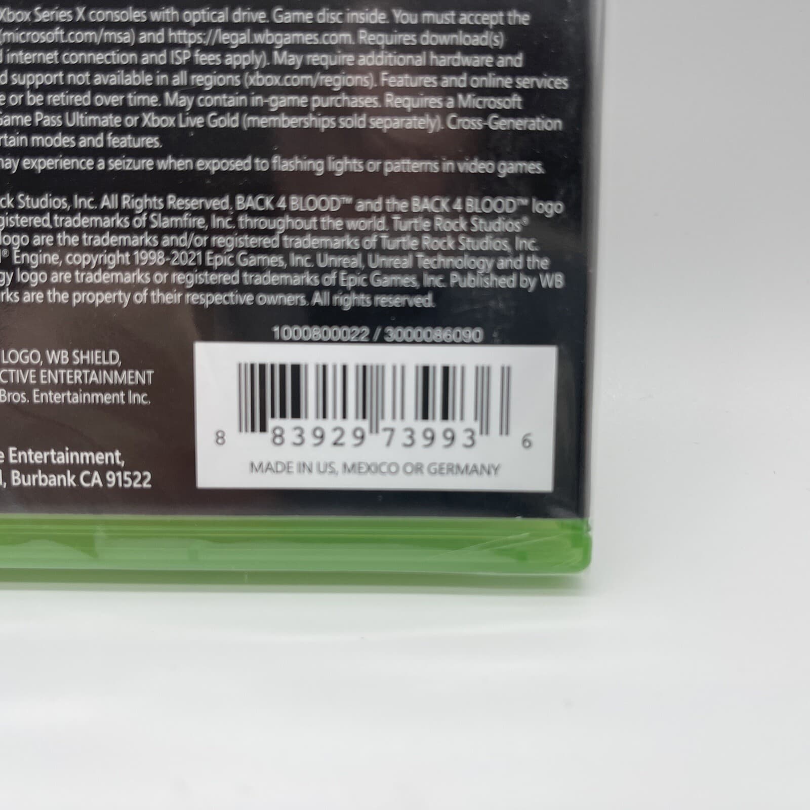 Back 4 Blood Microsoft Xbox One Microsoft Xbox Series X S Brand NEW Sealed - Thumbnail 8