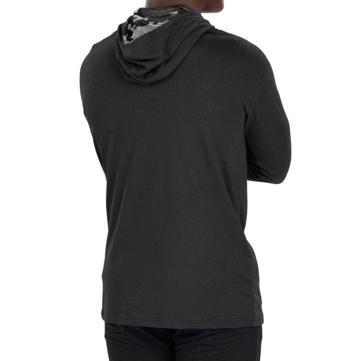 Zubaz Men's New Las Vegas Raiders Elevated Camo Lightweight Hoodie Black L XL - Thumbnail 2