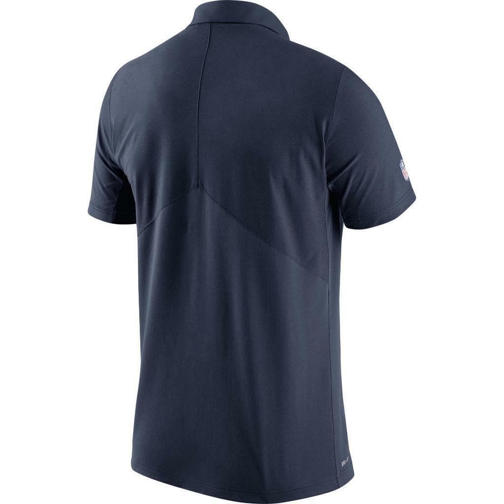 Nike Men's Los Angeles Rams Dri-Fit Coaches Elite Polo Blue Large - Thumbnail 2