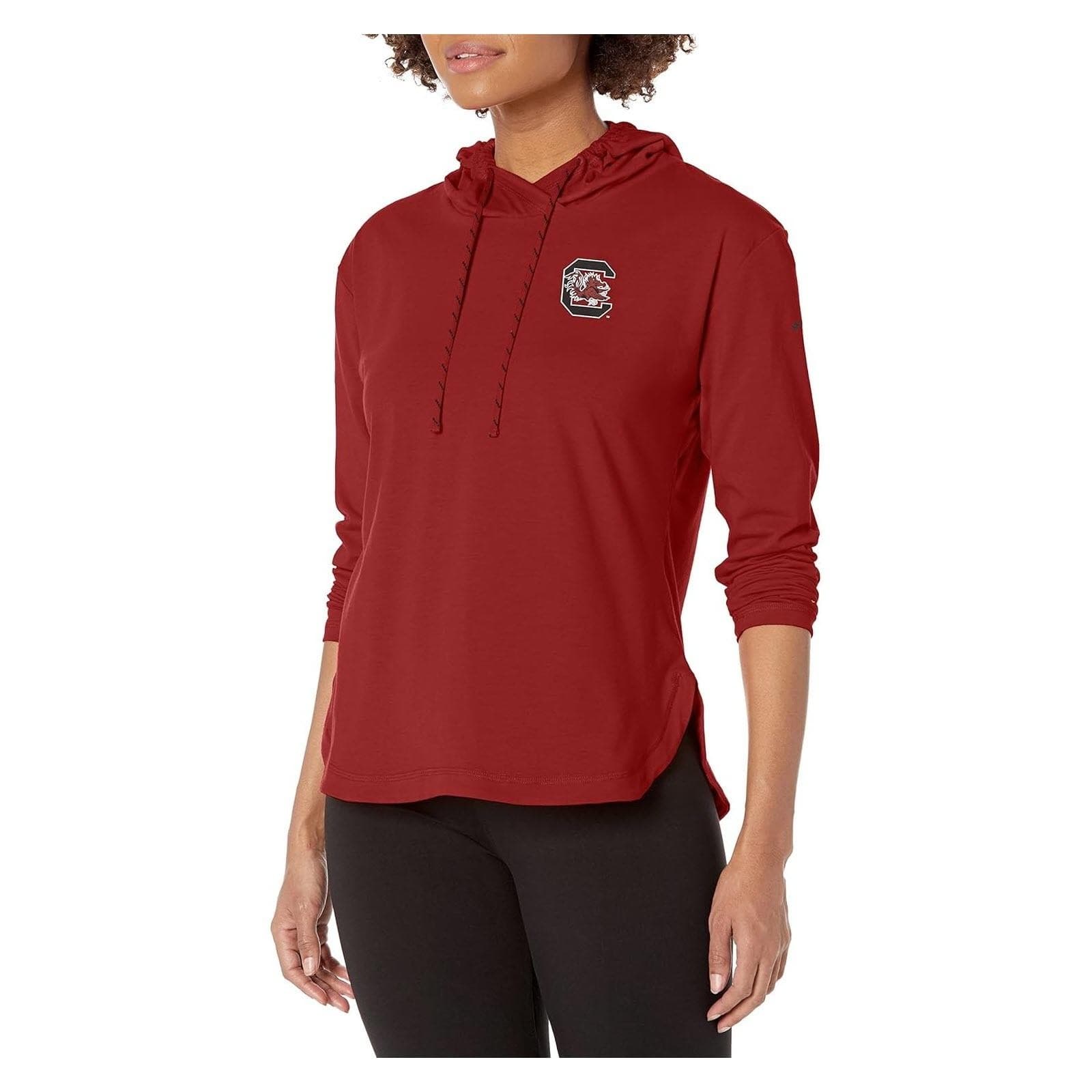 Columbia Women's South Carolina Gamecocks Sun Trek Hoodie Garnet Red Large
