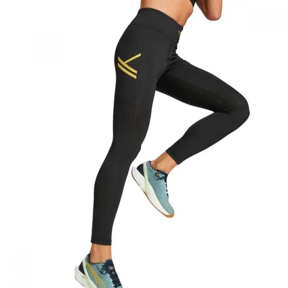 Puma Women's First Mile Drycell 7/8 Tights Black Small $105 Value - Thumbnail 2
