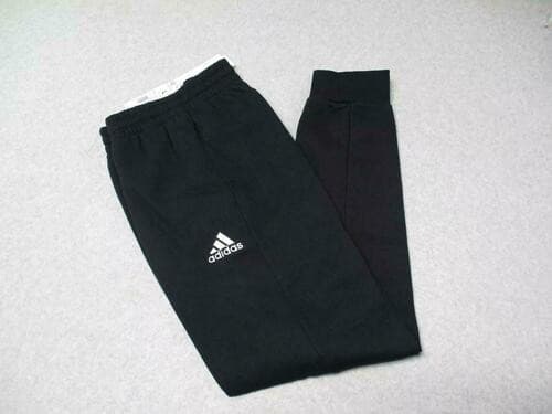 Adidas Men's Essentials Feel Cozy Jogger Fleece Pants Large $60 Value Black - Thumbnail 4