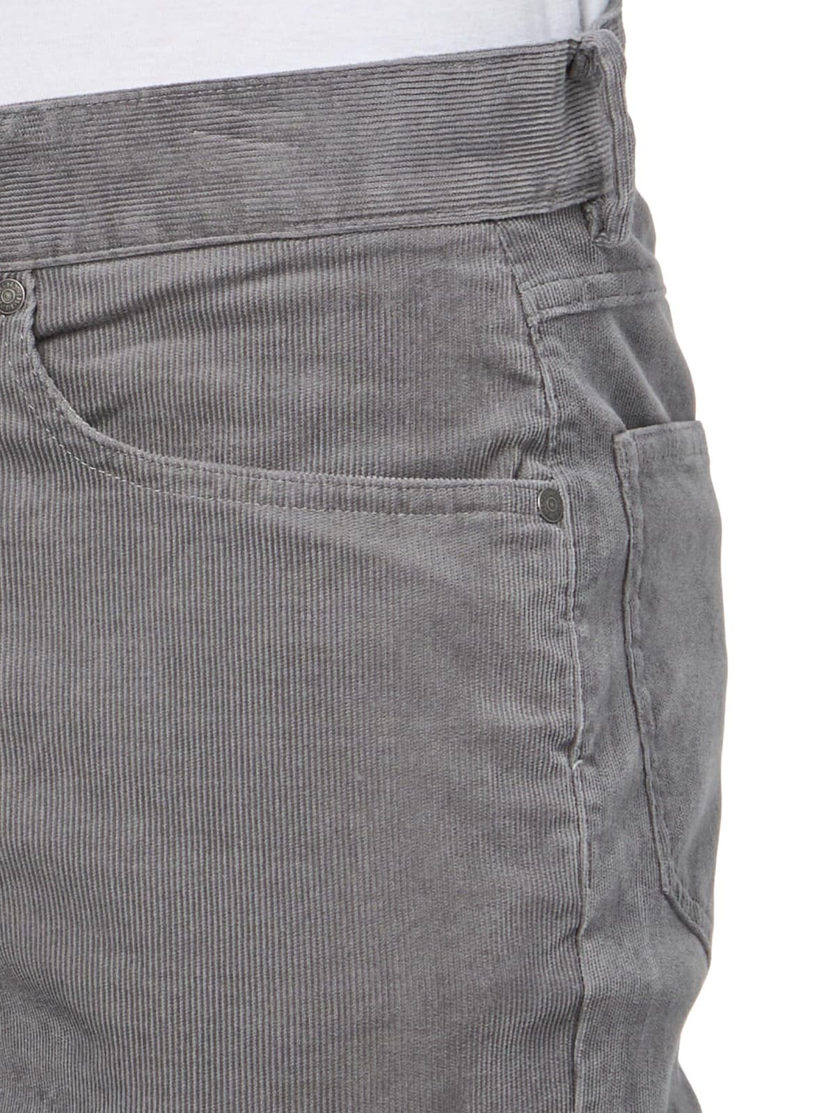 Brooks Brothers Men's Stretch Slim 5 Pocket Corduroy Pants Pearl Gray 36x32 - Thumbnail 3