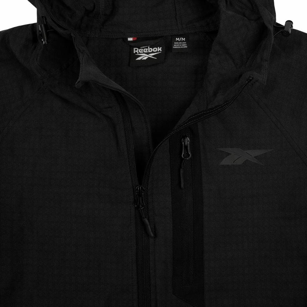Reebok Men's Gridded Texture Hooded Performance Running Jacket Large $135 Value - Thumbnail 6