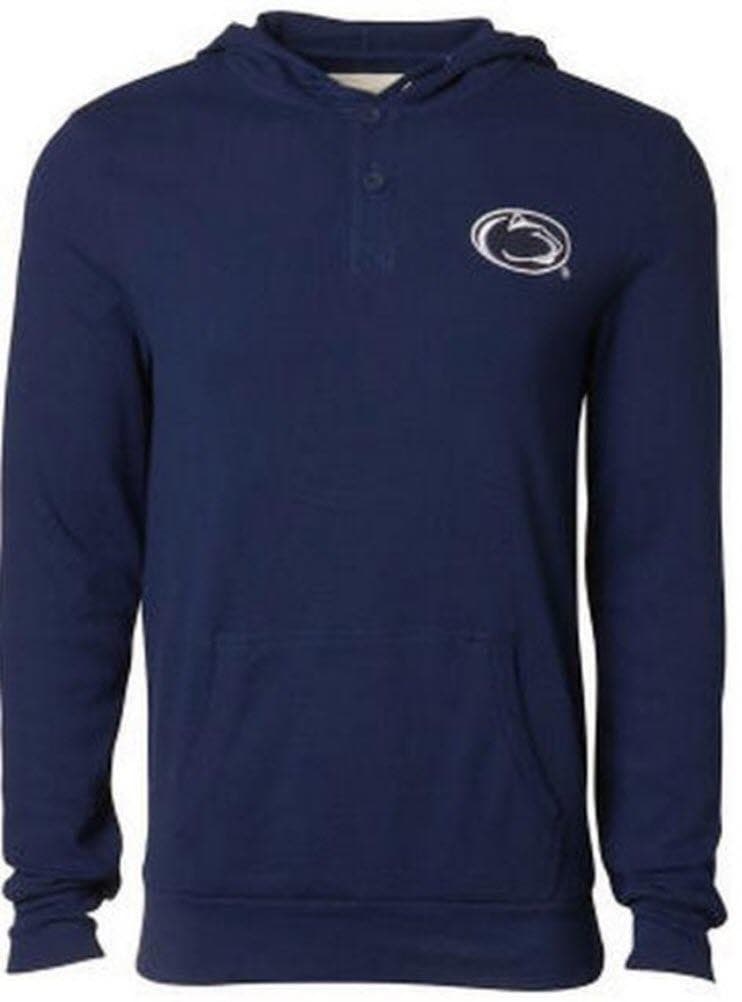 Colony Men's Penn State Nittany Lions Hooded Waffle Henley Shirt Large $52 Value - Thumbnail 5