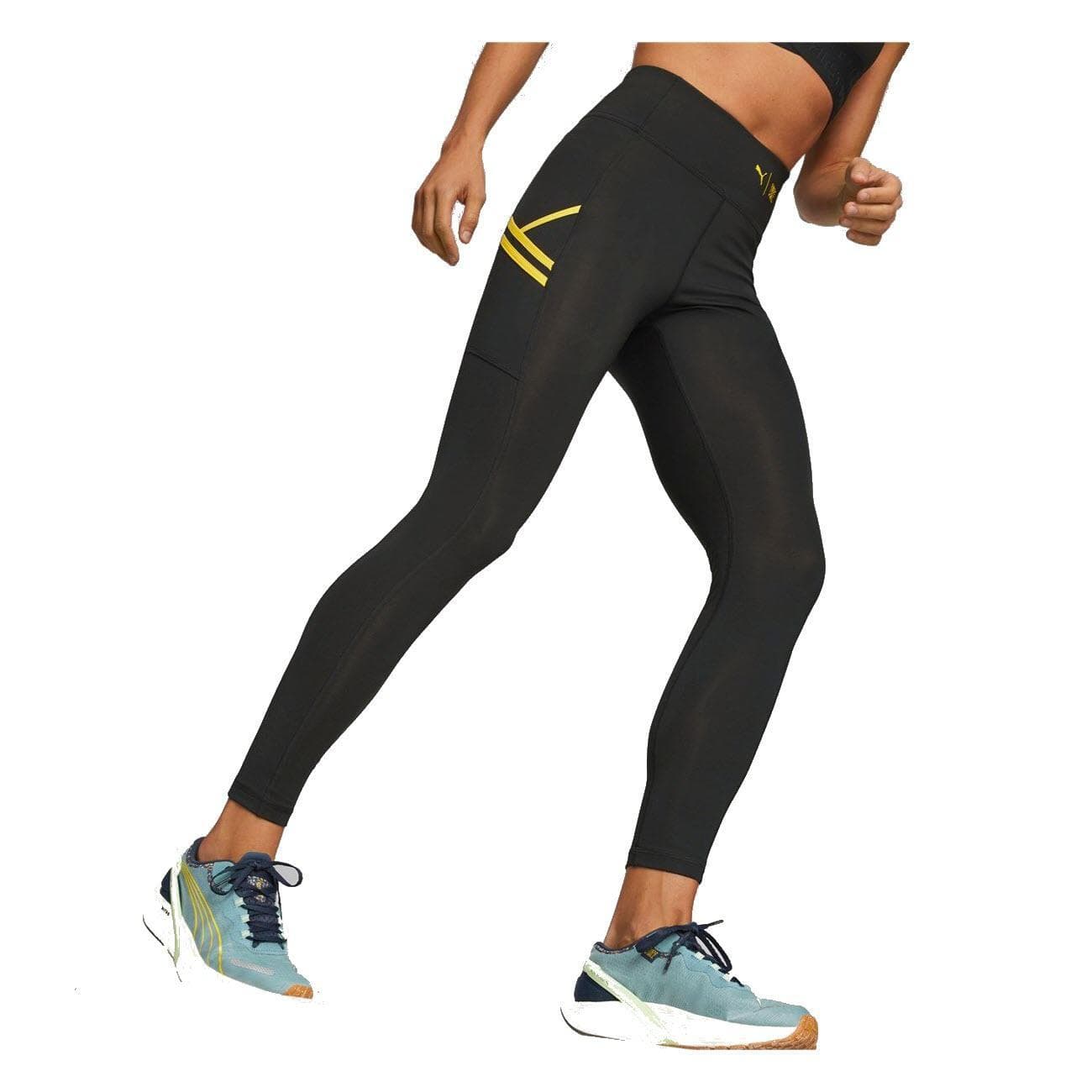 Puma Women's First Mile Drycell 7/8 Tights Black Small $105 Value