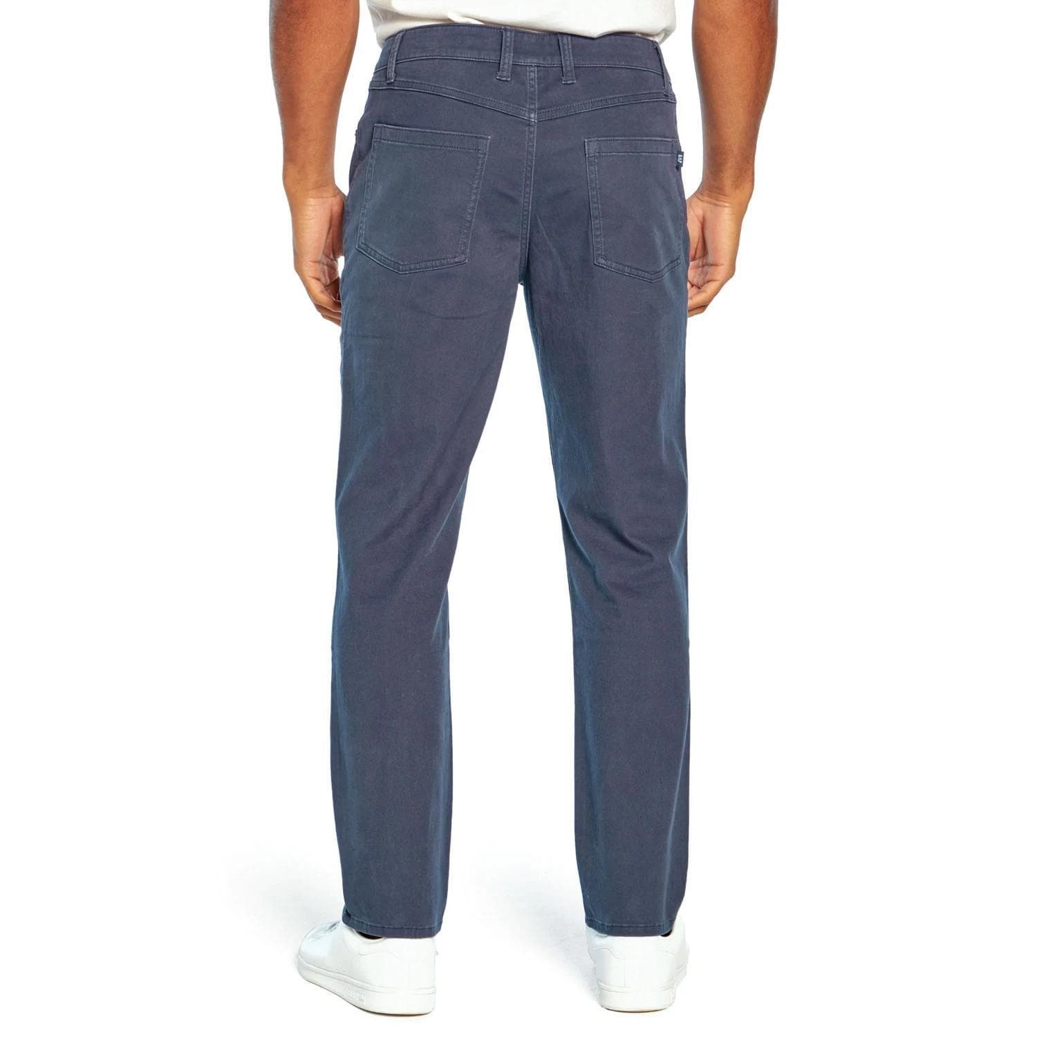 GAP Men's Stretch Slim 5 Pocket Twill Pants Mood Indigo Blue Size 34x32 - Thumbnail 2