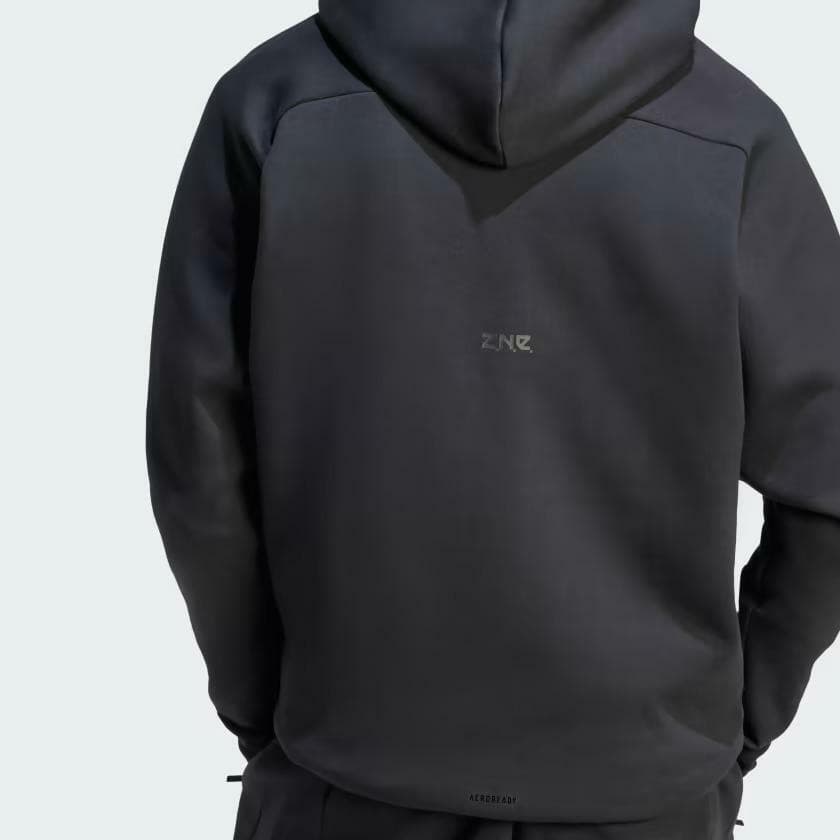 adidas Men's Z.N.E. Premium Full Zip Hooded Fleece Hoodie Jacket Large Tall - Thumbnail 2