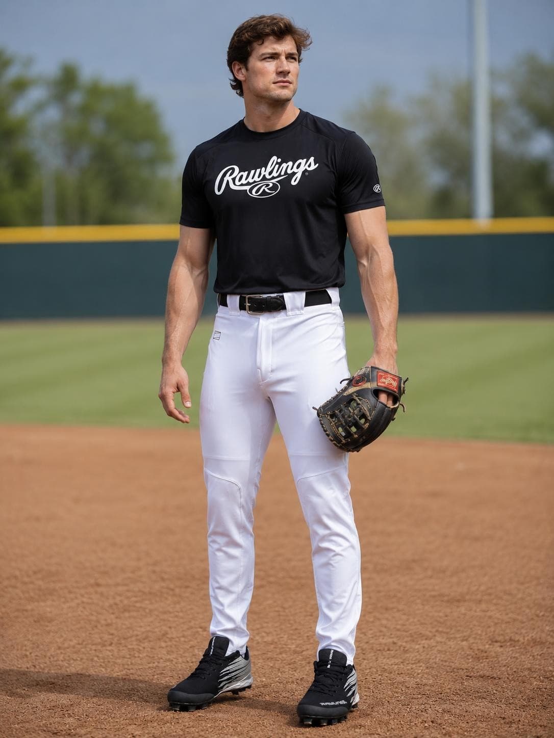 Rawlings Men's Gold Collection Series Tapered Leg Baseball Pants Large White - Thumbnail 4