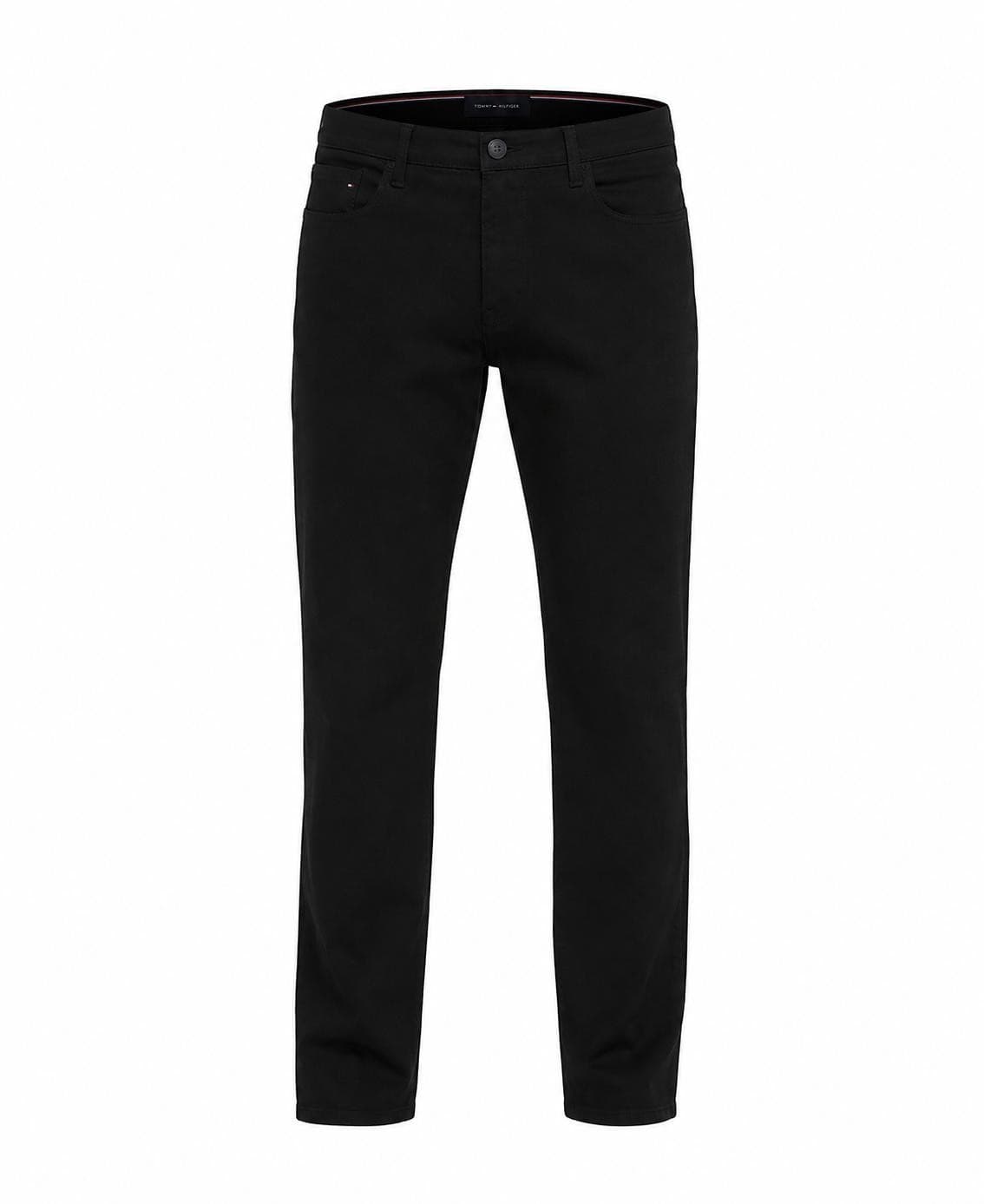 Tommy Hilfiger Men's THD Straight Leg Stretch Fit Jeans 42 x 30 Black $90 Value - Thumbnail 6