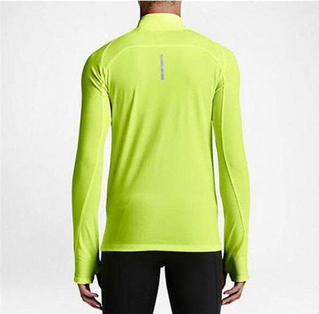 Nike Men's Aeroreact Long Sleeve Training Top Volt Yellow XX-Large $105 Value - Thumbnail 2