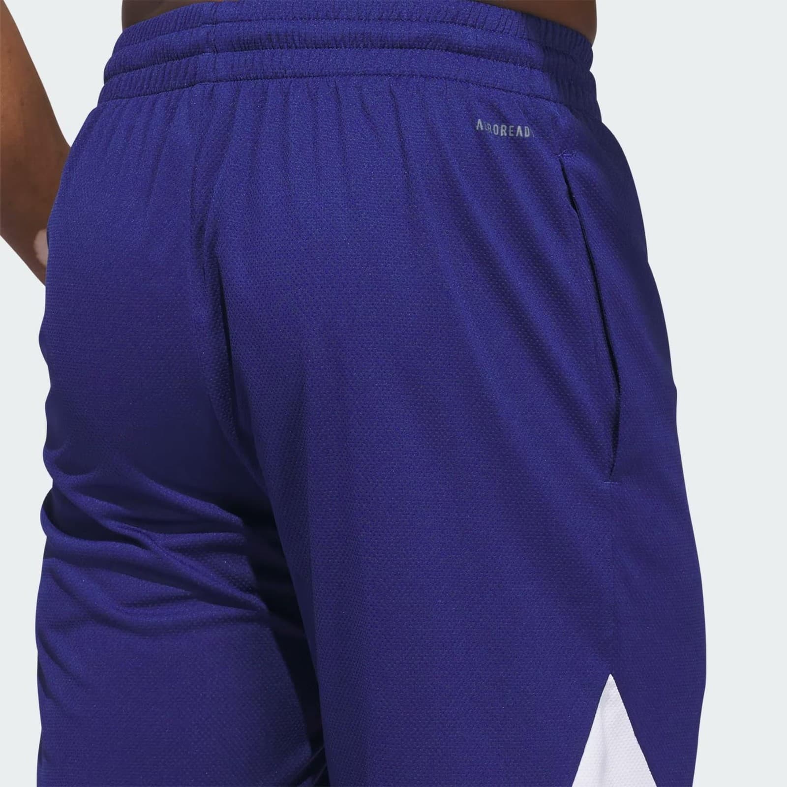 adidas Men's Badge of Sport Training Mesh Shorts Victory Blue 2XL - Thumbnail 5