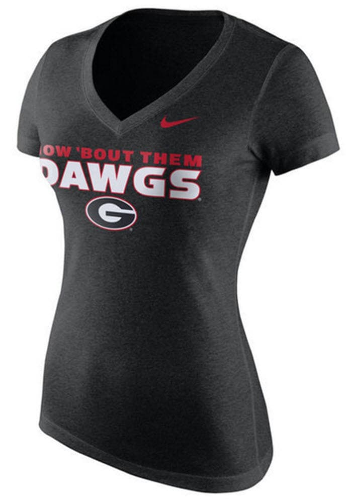Nike Women's Georgia Bulldogs Triblend Local Dawgs T-shirt Black Medium - Thumbnail 3