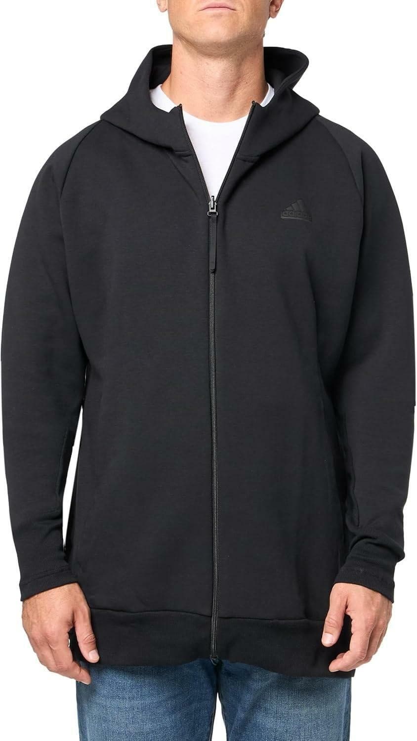adidas Men's Z.N.E. Premium Full Zip Hooded Fleece Hoodie Jacket Large Tall - Thumbnail 9