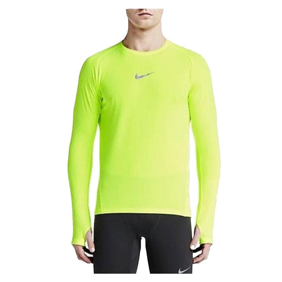 Nike Men's Aeroreact Long Sleeve Training Top Volt Yellow XX-Large $105 Value