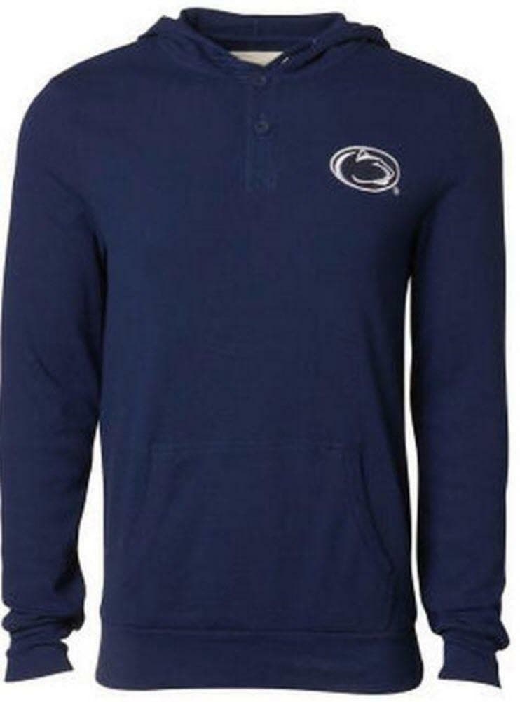 Colony Men's Penn State Nittany Lions Hooded Waffle Henley Shirt Medium $52 Valu - Thumbnail 6