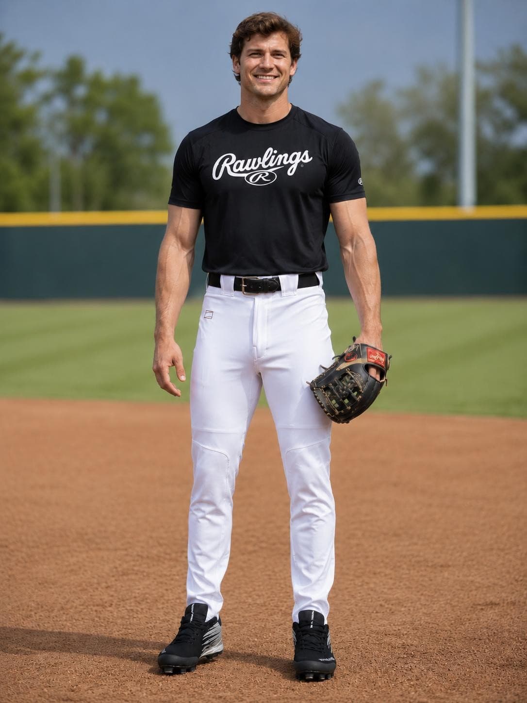 Rawlings Men's Gold Collection Series Tapered Leg Baseball Pants Large White - Thumbnail 3