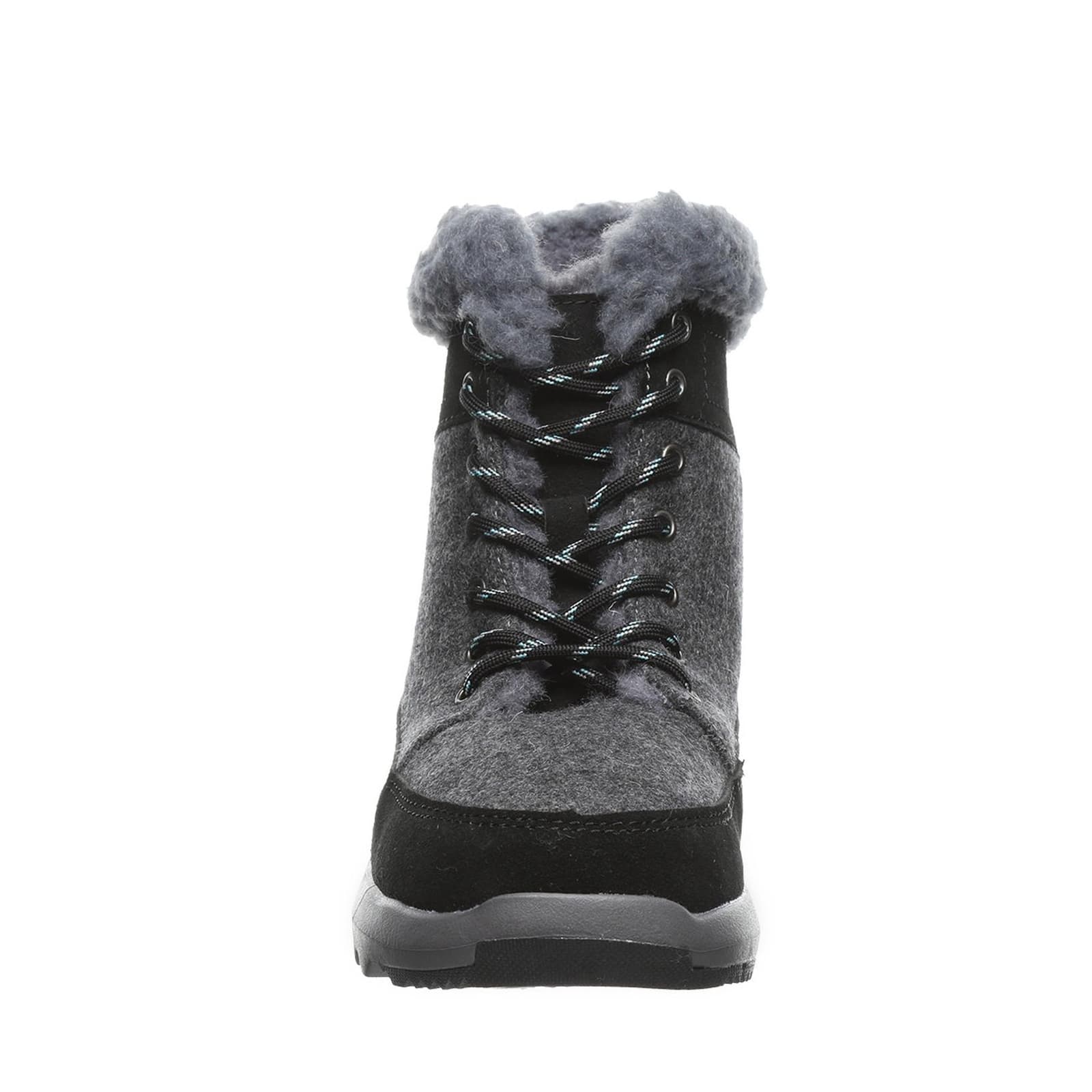 Bearpaw Cheryl Boot Black Gray Cozy Winter Boots for Women Size 6 M $125 Value - Thumbnail 4