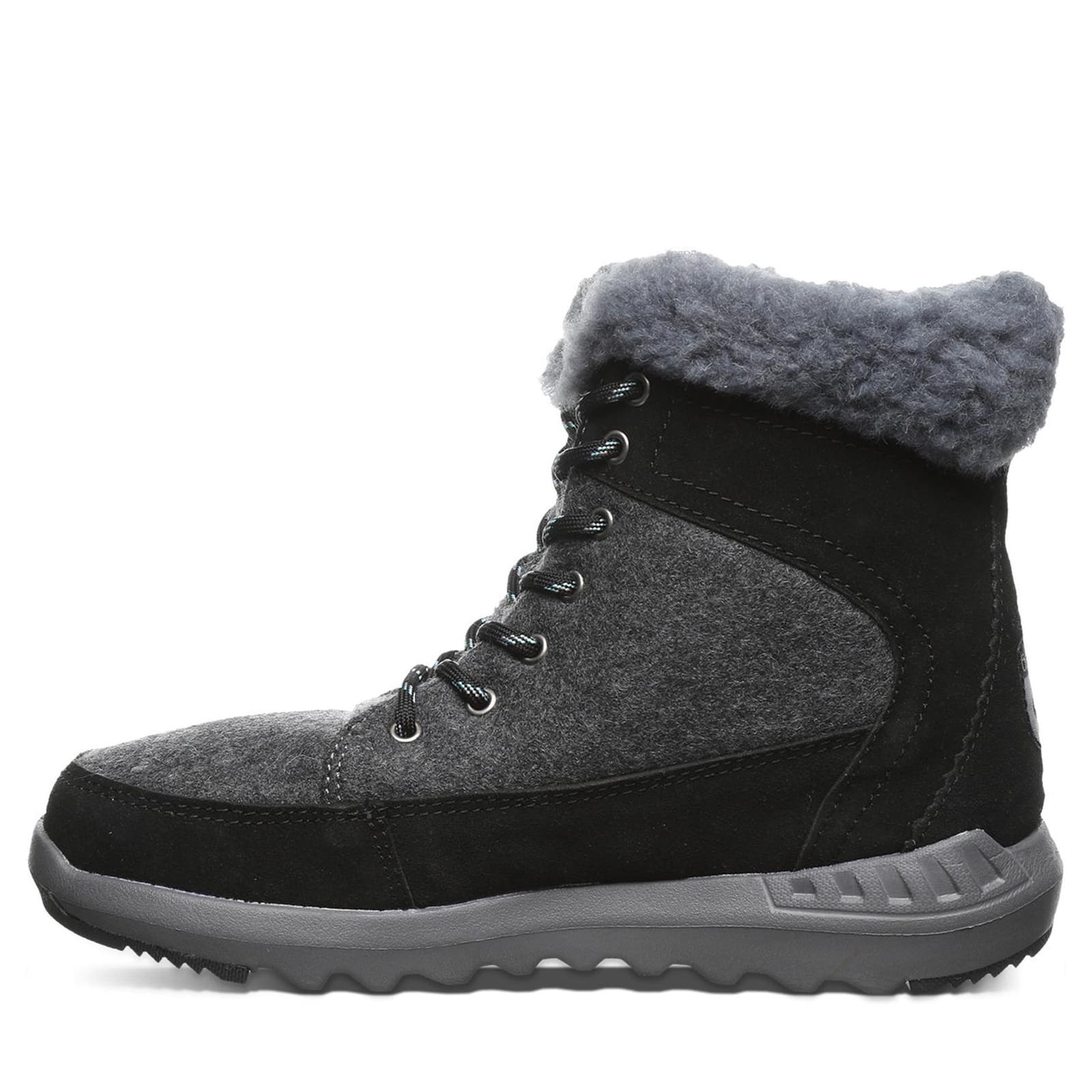 Bearpaw Cheryl Boot Black Gray Cozy Winter Boots for Women Size 6 M $125 Value - Thumbnail 3