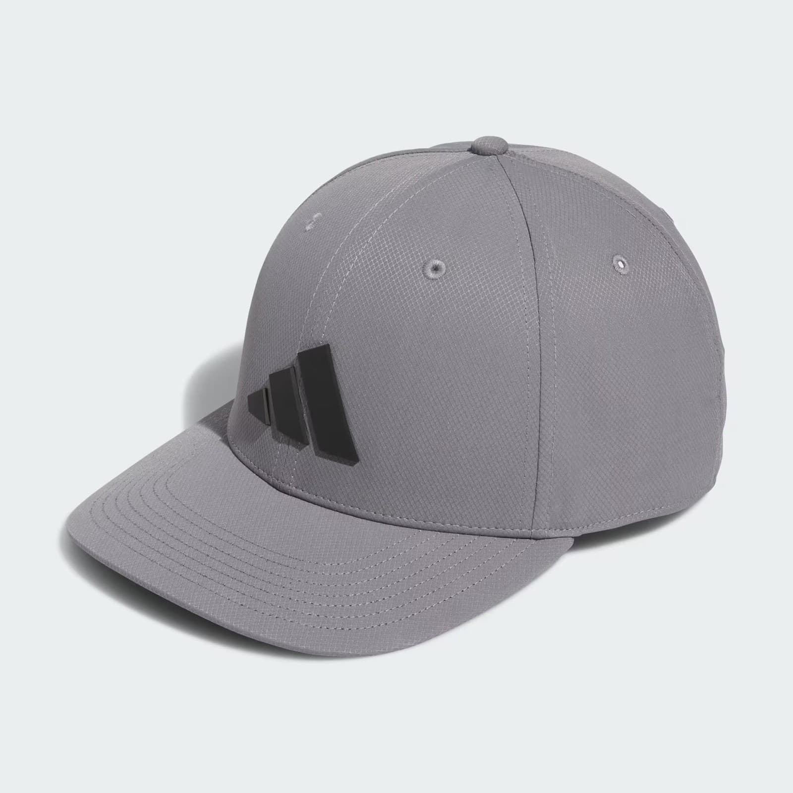 Adidas Men's Raised Tricot Snapback OSFM Baseball Cap Adjustable Gray $37 Value - Thumbnail 5