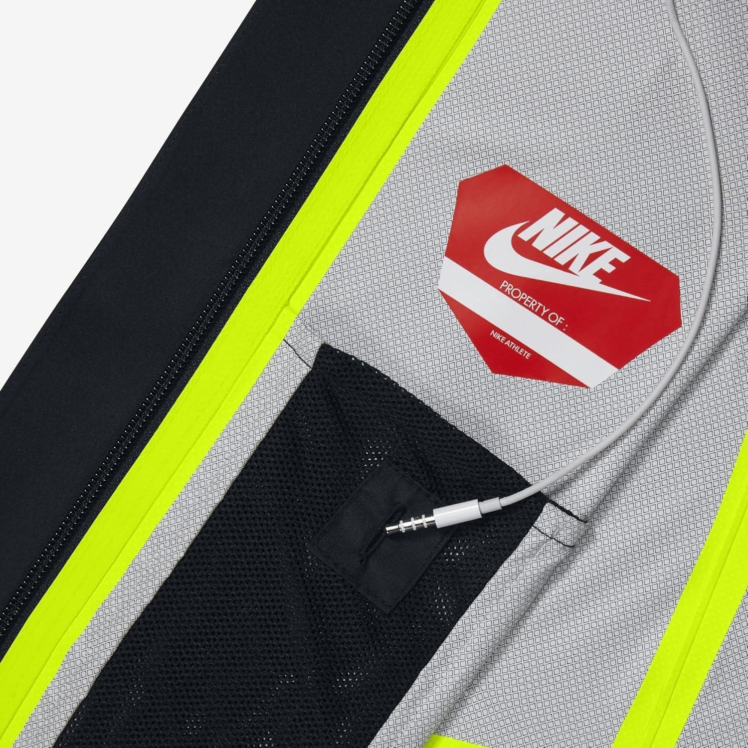 Nike Sportswear Girl's Full-Zip Rain and Wind Jacket Black X-Large $135 Value - Thumbnail 7