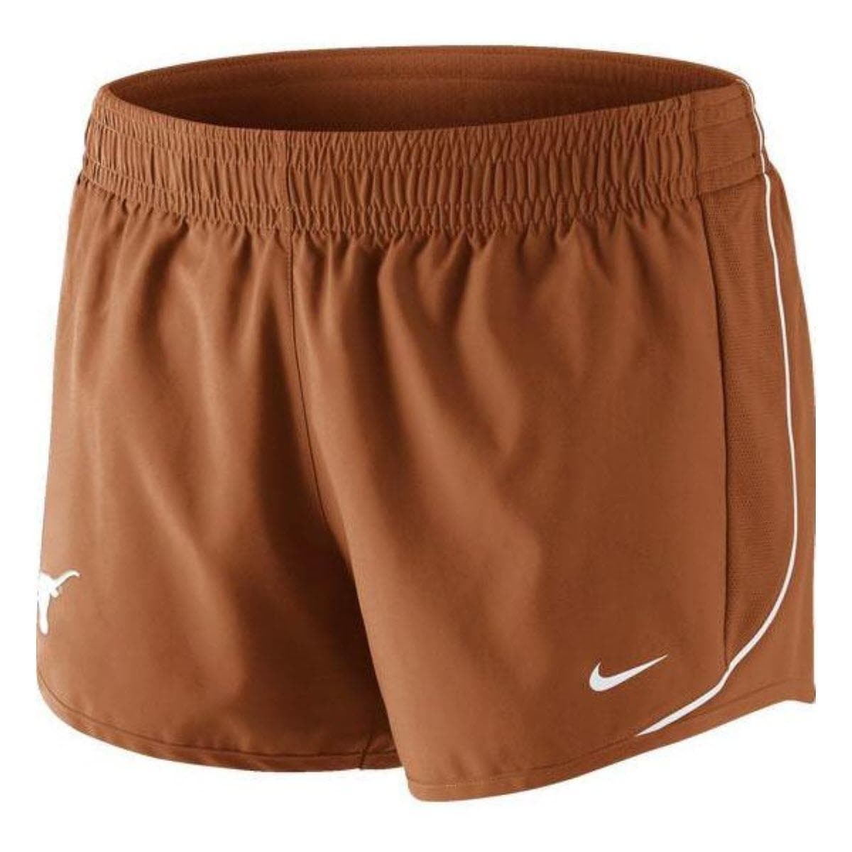 Nike Women's Texas Longhorns Dri-Fit 10K Shorts Burnt Orange Small X-Small - Thumbnail 2