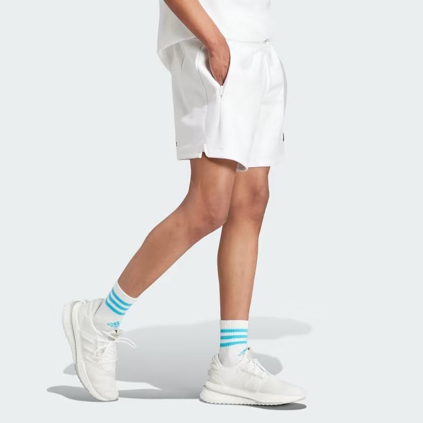 Adidas Men's Z.N.E. Premium Athletic Fleece Shorts 3XL White $75 Value - Thumbnail 2